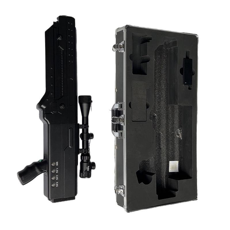  锡山手持便携式枪型低空防御反制四通道A型