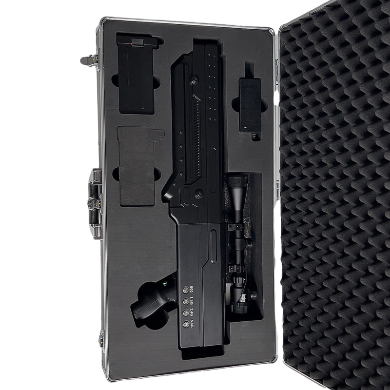  锡山手持便携式枪型低空防御反制四通道B型