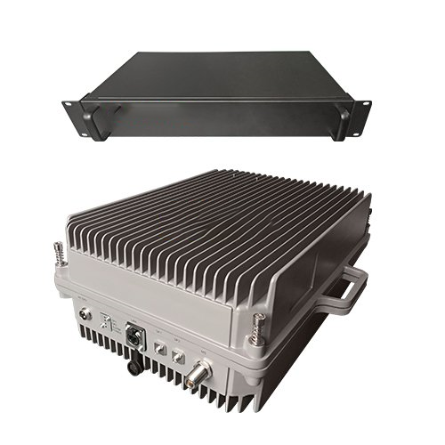  锡山TETRA800数字警用集群数字光纤直放站远近端机